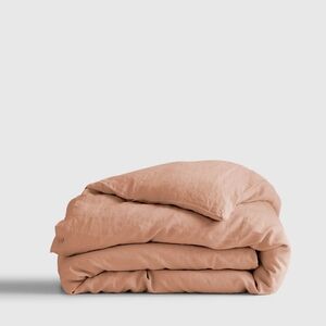 Quince European Linen Duvet Cover King Size NWT Desert Sunset